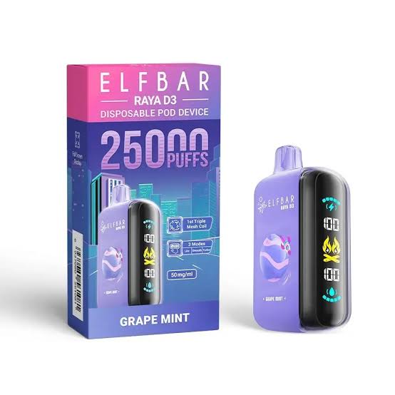 ELFBAR RAYA D3 25000 PUFFS DISPOSABLES VAPE