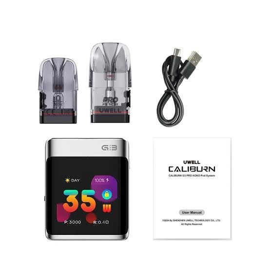 UWELL CALIBURN G3 PRO KOKO 35W POD SYSTEM KIT INDIA