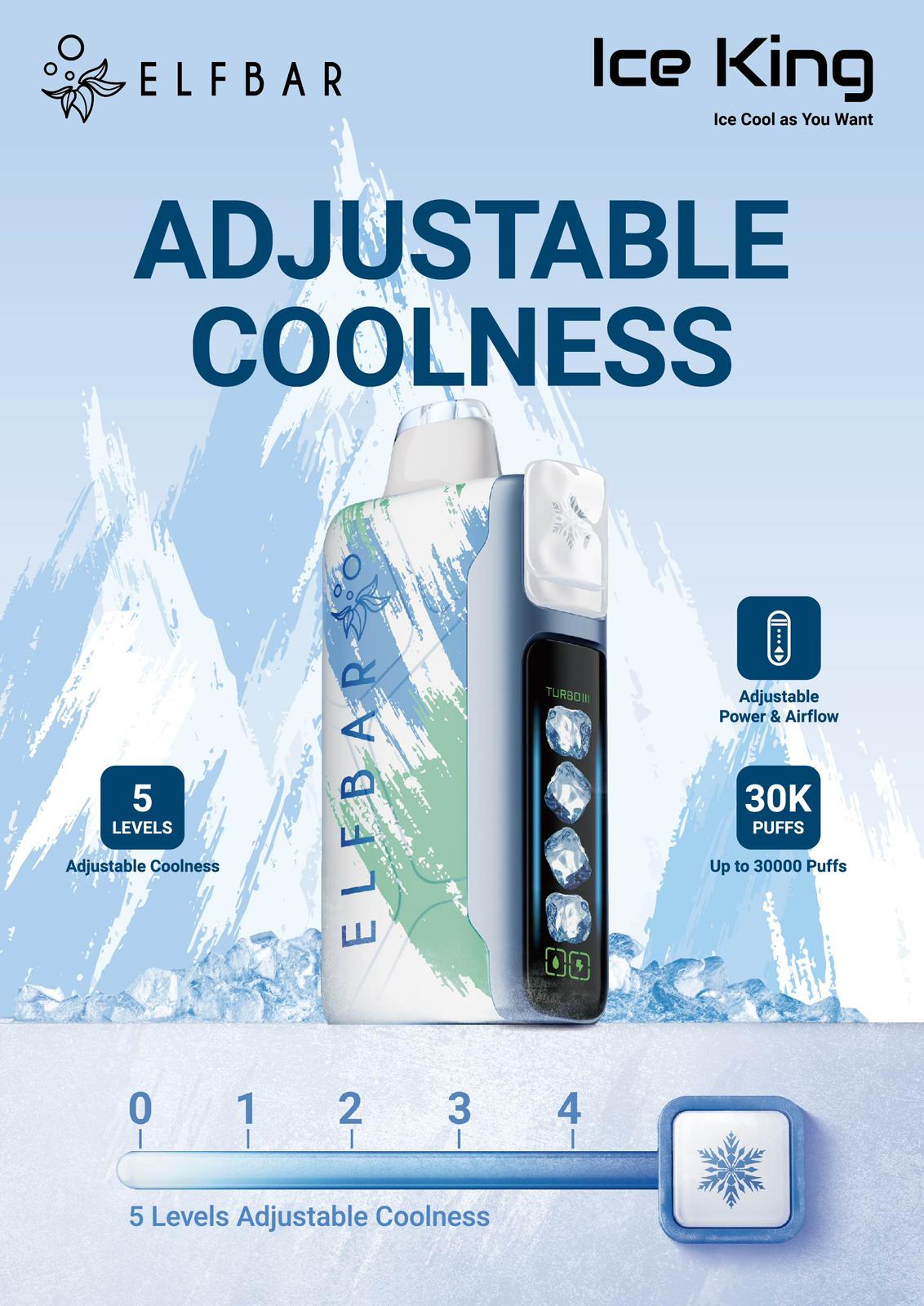 ELF BAR ICE KING 30000 PUFFS DISPOSABLE VAPE
