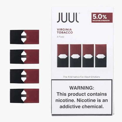 JUUL VIRGINIA TOBACCO PODS 5%