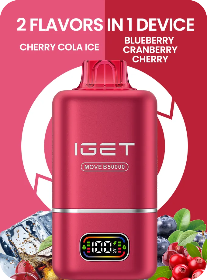 IGET MOVE B50000 - 50k Puffs (2 Flavors in 1 device)