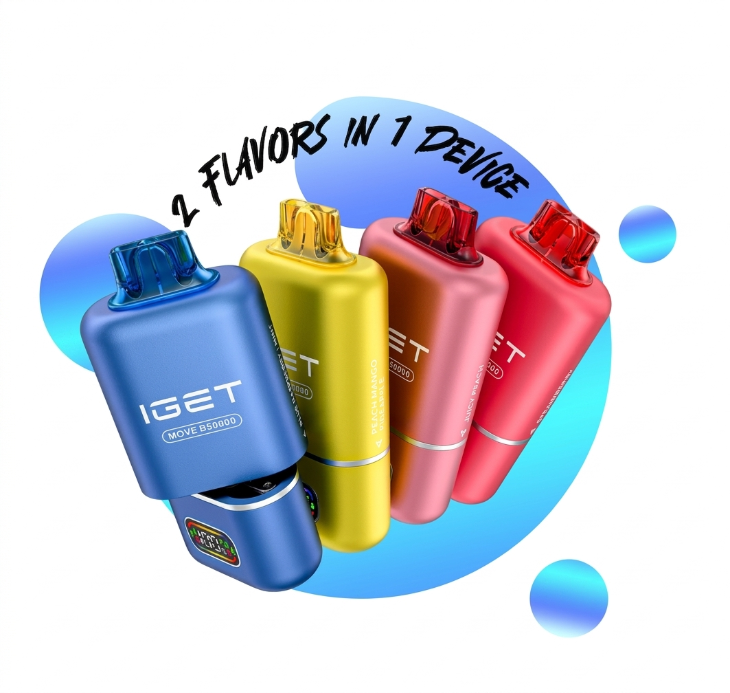 IGET MOVE B50000 - 50k Puffs (2 Flavors in 1 device)
