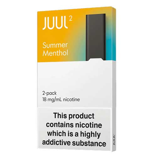 Summer Menthol 18mg Juul2 Pods