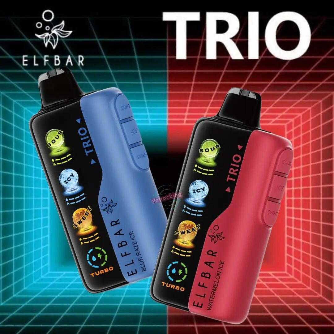 ELFBAR TRIO 40K DISPOSABLE VAPE – 40,000 PUFFS